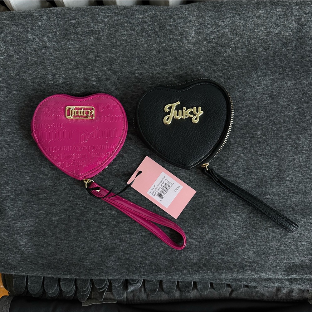 2 juicy couture coin pouches